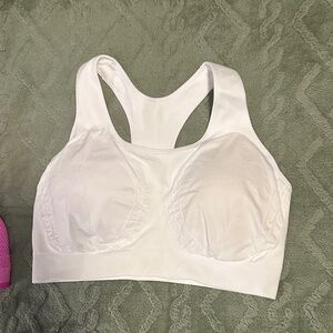 Women's White Sports Champion sports bra